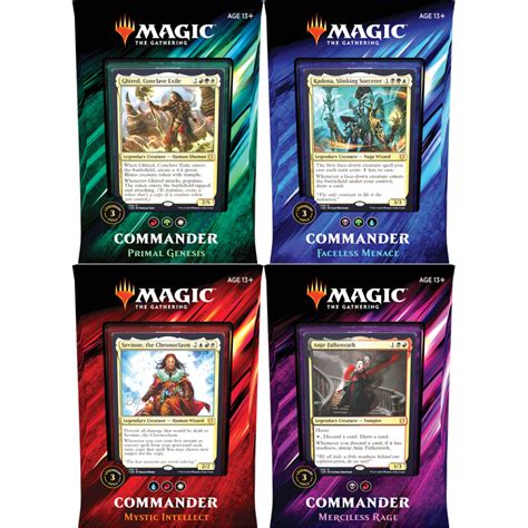 Obtain magic commander decks